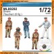 1/72 Divers (5 Figures)