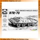1/72 Soviet Armoured Wheeled Vehicle BTR-70 (Resin kit)