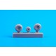 1/72 Fouga Magister Wheels for Special Hobby/Airfix/Heller/Valom kit