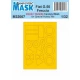 1/32 Fiat G.50 Freccia Inside Outside Canopy Masking for Special Hobby kits