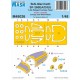 1/48 Modern SF-260EA/D/EU 'Late Bulged Canopy Type' Mask for Special Hobby kit