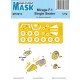 1/72 Mirage F.1 Single Seater Paint Masking Sheets for Special Hobby kits