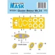 1/72 Gloster Meteor Mk.3/4 Paint Masking for Special Hobby/MPM kits