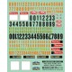1/24 WRC Rally Plates 2012 Decals - Monte Carlo & Sweden