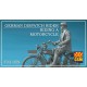 1/32 German Dispatch Rider riding a motorcycle