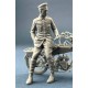1/35 Werner Voss Posing With A Motorcycle