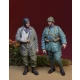 1/35 WWII Dutch Infantryman w/Captured Fallschirmjager Holland 1940 (2 figures)