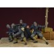1/35 WWII Dutch Army "De Zwarte Duivels - Black Devils" Rotterdam 1940 (4 figures)
