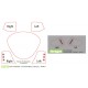 1/24 Porsche 962C Window Frames Masks for Tamiya kit