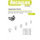 Slotted Large Raised Cheese Head Screws 0.6 - 1.5 mm (500pcs, resin)