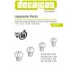 Slotted Large Raised Cheese Head Screws 1.75 - 2.5 mm (200pcs, resin)