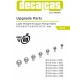 Fasteners - Light Weight Hexagonal Flange Bolt 0.5 - 1.2 mm (600pcs, 3d print)