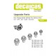 Fasteners - Hexagonal Flange Bolt Drilled 1.5 - 2.5 mm (240pcs, 3d print)