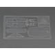 1/24 Lamborghini Sesto Elemento Side and Rear Windows for Aoshima 62210/010730/1073