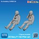 1/72 US Navy F-14A Pilot set for Academy kit (2 figures)
