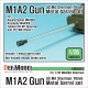 1/35 US M4 Sherman 76mm M1A2 Metal Barrel Set for Asuka/Academy/Tamiya kits (1 barrel)