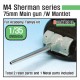 1/35 US M4 Sherman 75mm Metal Barrel w/Late Mantlet Set for Academy/Tamiya kits