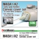 1/35 US M48A1/A2 Patton Early Type Mantlet Canvas Cover Set for Dragon kit