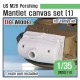 1/35 US M26 Pershing Canvas Covered Mantlet set Early Type for Tamiya kits
