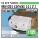 1/35 US M26 Pershing Canvas Covered Mantlet set Early Type for Tamiya kits