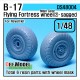 1/48 Boeing B-17 Flying Fortress Main Gear Sagged Wheels Set 2 for Revell kit