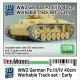 1/35 WWII Pz.III/IV 40cm Workable Track set Early Type for Pz.III/IV kit