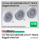 1/16 US 1/4TON 4X4 G503 MB Sagged Wheel set for Takom kits