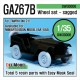 1/35 WWII Russian GAZ-67B Field Car Sagged Wheels Set for Tamiya kit (5 wheels)