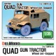 1/35 WWII British Quad Gun Tractor Sagged Wheels Set for Tamiya kit (5 wheels)