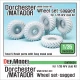 1/35 WWII British AEC Dorchester/Matador Sagged Wheels Set for AFV Club AF35236/AF35239
