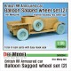 1/35 British RR Armoured Car Balloon Sagged Wheel set Vol. 2 for Meng Models