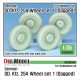 1/35 German SdKfz.254 Sagged Wheel set 01 for HobbyBoss kits