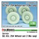 1/35 German SdKfz.254 Wheel set 02 (No sag) for HobbyBoss kits