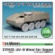 1/35 Stryker/LAV-III Mich XML Sagged Wheels set for AFV Club/Trumpeter kits