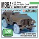 1/35 US M38A1 1/4t Utility Truck Sagged Wheels Set for AFV Club AF35S17/AF35S19 (5 wheels)