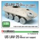 1/35 US LAV-25 "XL" Sagged Wheels Set for Trumpeter kit