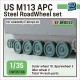 1/35 M113A2 Roadwheel Outside Parts (steel wheels) w/Idler Wheels for Tamiya/Academy kits