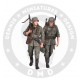 1/35 Mannschaft V Schw.MG.Trupp (2 figures)
