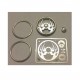 1/24, 1/25 Hell Fire Skull Billet Steering Wheel kit