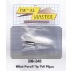 1/24, 1/25 Pencil Tip Tail Pipes 2pcs