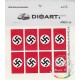 1/35 WWII German Air-Recognition (Swastika) Flags