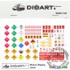 1/35 Modern Assorted Shipping Labels (full colour, bond)