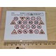 1/48 WWII German Road Signs (1 sheet, card)