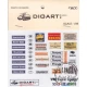 1/35 WWII Enamelled Signage(x1 mostly German city signage heavy plastic coating)
