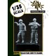 1/35 Italian Tank Crew and Soldier for Trumpeter Puma kit #05525/05526