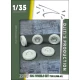 1/35 FJ43 Wheels set Type 2 (military pattern) for AK kit