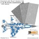 1/32 F-16 Blizzard Aggressor Camouflage Paint Masks for Tamiya kits