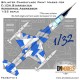 1/32 Lockheed F-104 Starfighter Splinter Camouflage Paint Masks for Hasegawa/Italeri kits