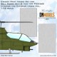 1/32 Bell AH-1G Cobra Canopy Interior & Exterior Paint Masking for ICM kit #32060