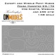 1/48 Fouga Magister CM.170 Canopy and Wheels Paint Masks